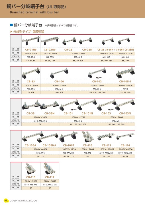 株式会社オサダ 端子台総合カタログ(Vol.8)